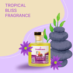 Freshwaves Tropical Bliss Reed Diffuser 150ml – Best Reed Diffusers with Elegant Reed Sticks