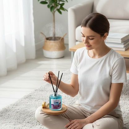 Freshwaves Blue Spruce Reed Diffuser 150ml – Luxury Reed Diffuser Sticks for Home Fragrance