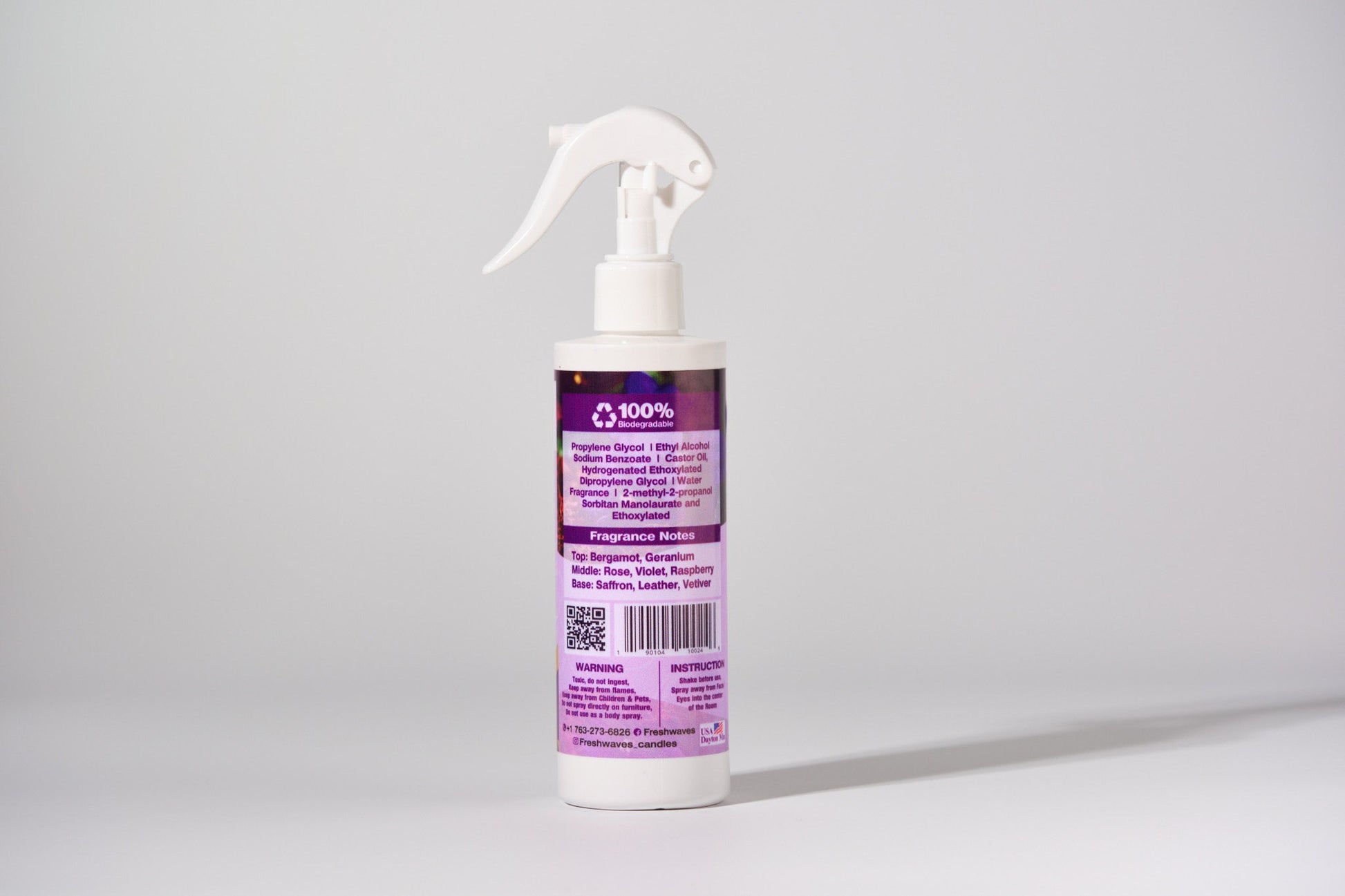 Black Violet and Saffron Freshwaves