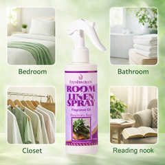 Freshwaves Rosemary Sage Room & Linen Spray 8.8oz – White Trigger Diffuser Spray Bottle